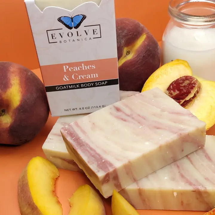Peaches & Cream Goatmilk Soap